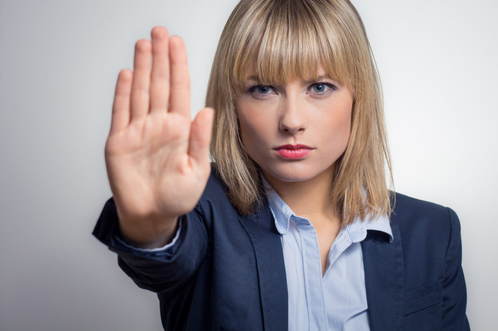 Stop sexuelle Belästigung